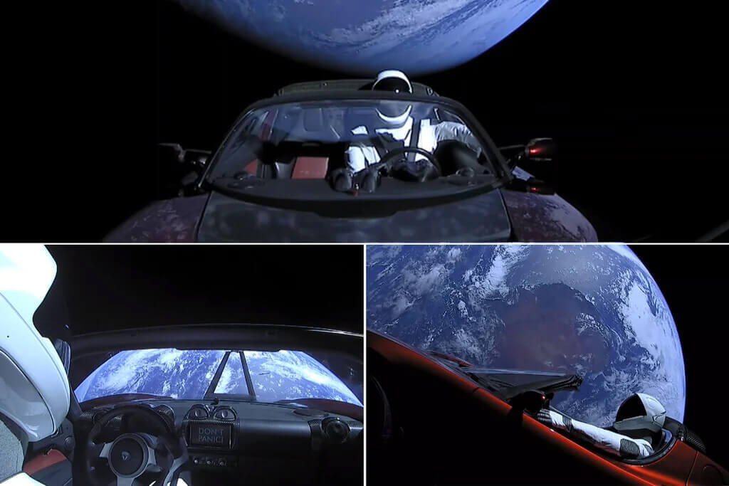 Red f** Tesla orbital selfies Red f** Tesla orbital selfies
